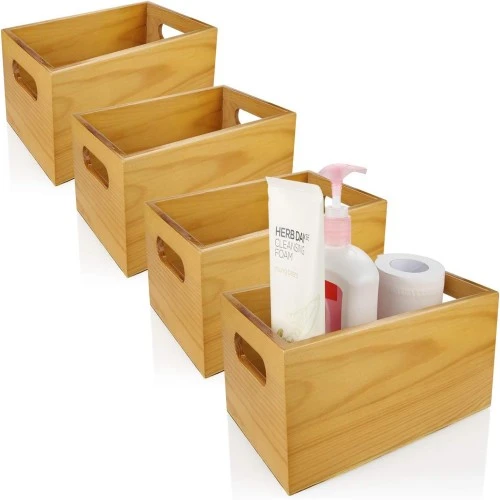 large wooden pallet crates
